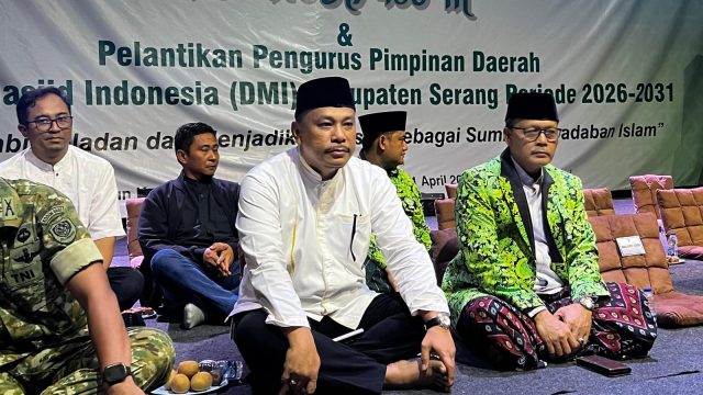 Hadiri Haul Akbar Sultan Maulana Hasanudin dan Pelantikan Pengurus DMI Kabupaten Serang, BPJS Ketenagakerjaan Kanwil Banten Dorong Perlindungan Bagi Marbot Masjid