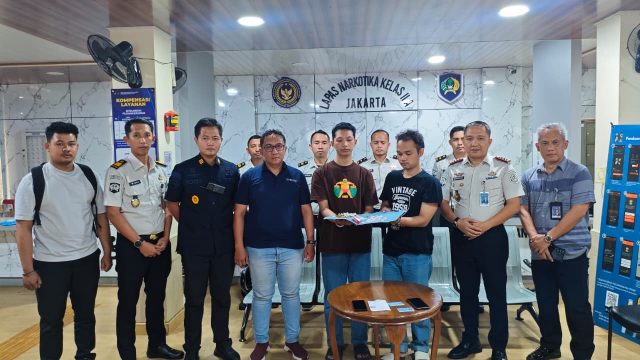 Kesembilan Kalinya, Petugas Lapas Narkotika Jakarta Gagalkan Penyelundupan 24 Paket Sabu Oleh Pengunjung