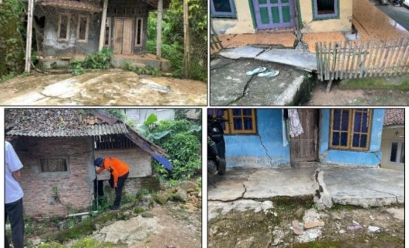 Akibat Pergerakan Tanah, ‎32 Rumah di Bayah Rusak