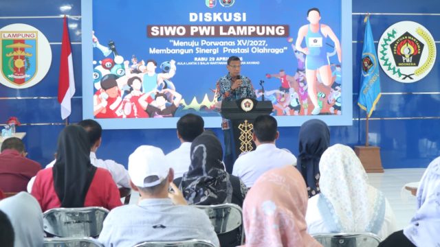 Gelar Diskusi Olahraga, SIWO PWI Lampung Matangkan Kesiapan Porwanas 2027
