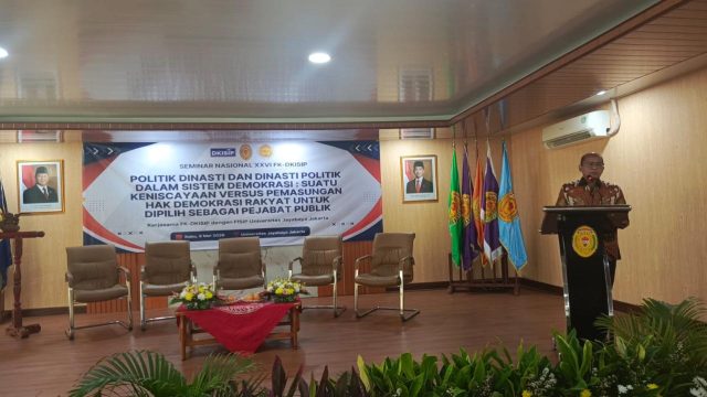 Abdul Latif Kupas Politik Dinasti dari Perspektif Konstitusi di Seminar Nasional Universitas Jayabaya