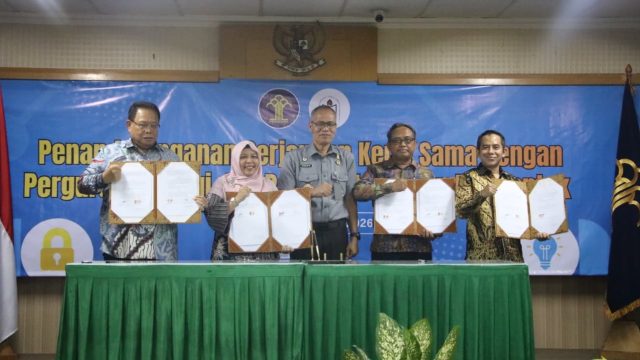 Lindungi Riset Kampus, Kemenkum Banten Teken PKS dengan 51 Perguruan Tinggi Serentak