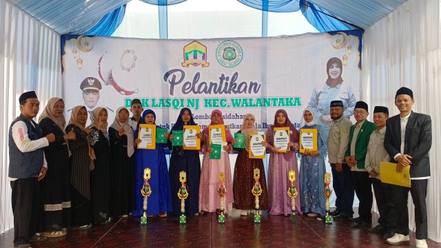 PELANTIKAN DAN LOMBA QASIDAHAN DPK LASQI NJ KEC. WALANTAKA