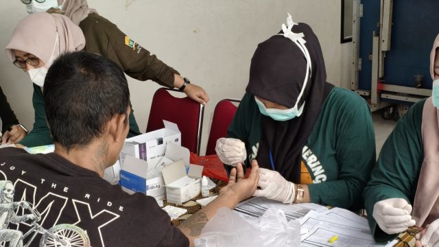 Rutan Kelas IIB Serang Gelar Skrining TBC dan HIV Bagi Warga Binaan 