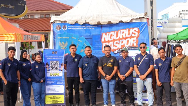 Pelayanan Eazy Paspor Hadir di Car Free Day Alun-Alun Kota Serang