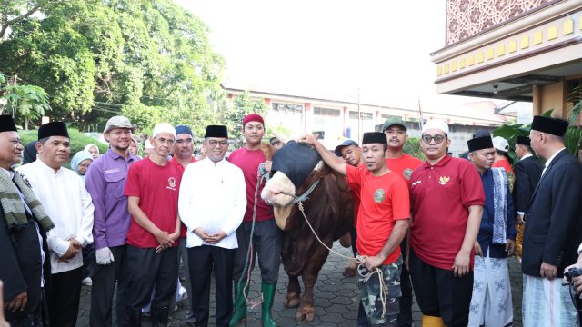 Hewan Kurban Presiden Prabowo dan Gubernur Andra Soni Disambut Antusias Warga Kreo Tangerang