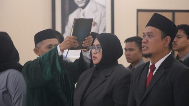 Kemenkum Banten Lantik dan Ambil Sumpah Pewarganegaraan, Notaris, serta Anggota MPD