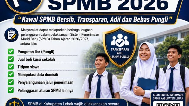 Kawal SPMB 2026, PWI Lebak Buka Posko Pengaduan Murid Baru