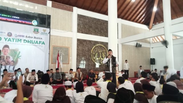 BAZNAS Banten Gelar Lebaran 1000 Yatim Dhuafa, Ajak Masyarakat Perkuat Kepedulian di Bulan Muharam