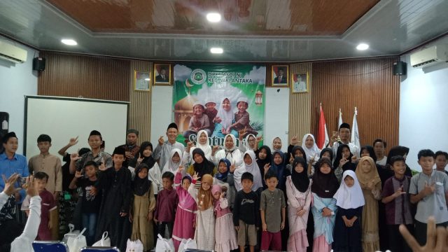 Perdana Pasca Pelantikan, DPK LASQI NJ Walantaka Gelar Santunan Anak Yatim Penuh Kebersamaan