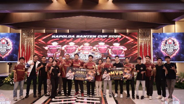 Tim R162 Binaan Polresta Serang Kota Juara 1 Kapolda Banten Cup Esport 2026, Melaju ke Tingkat Nasional