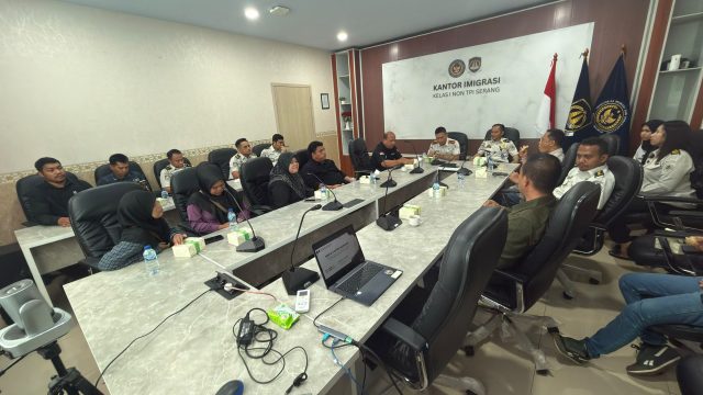 Imigrasi Serang Gelar Media Coffee Morning Wujudkan Imigrasi untuk Rakyat