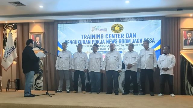 Pokja News Room Jaga Desa Provinsi Banten Resmi Dilantik Oleh Ketua Umum SMSI Pusat