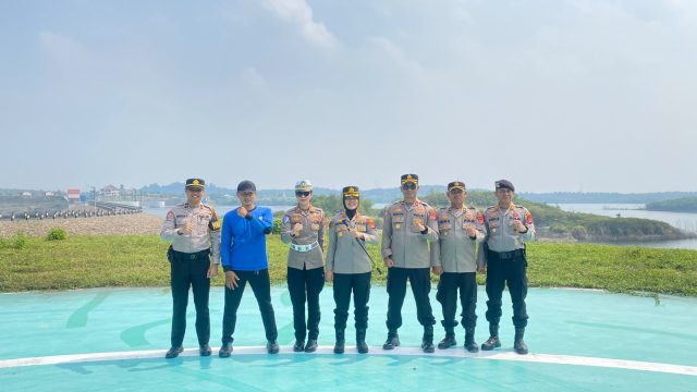 Antisipasi Karhutla dan El Nino, Kapolres Lebak Tinjau Sumber Air Bendungan Karian