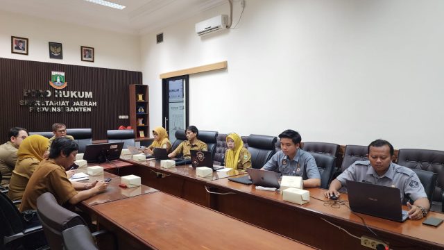 Kemenkum Banten Berikan Masukan Penyempurnaan Raperda Pengelolaan BMN Provinsi Banten
