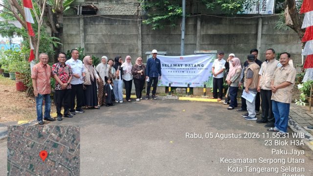 PT Indah Kiat Pulp & Paper Tbk. Tangerang Mill Dampingi Enam Wilayah Binaan dalam Verifikasi Lapangan Program Kampung Iklim Tingkat Provinsi Banten
