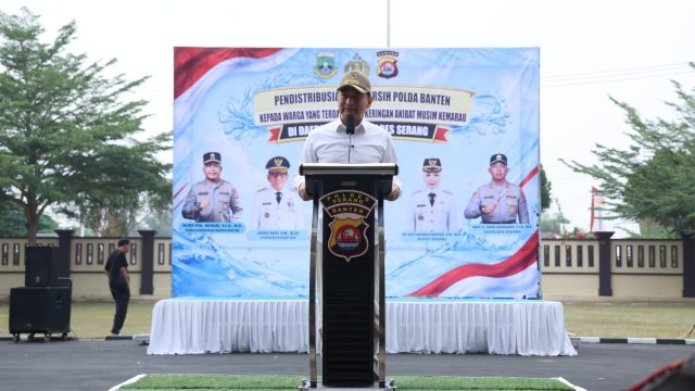 Wagub Dimyati Apresiasi Polda Banten Salurkan Air Bersih untuk Warga Terdampak Kekeringan
