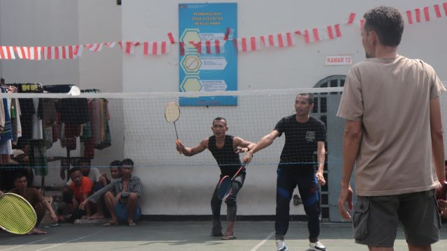 Rutan Serang Buka PORSENI HUT ke-81 RI, Pegawai dan Warga Binaan Antusias Ikut Lomba