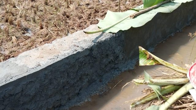 Dukung Ketahanan Pangan, Pemeliharaan Irigasi Tersier di Desa Gumuruh Berjalan Sesuai SOP
