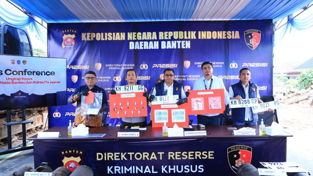 Polda Banten Ungkap 6 Lokasi Tambang Ilegal dan Penyalahgunaan BBM Bersubsidi