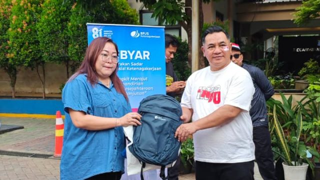 Gebyar Sadar Jaminan Sosial Ketenagakerjaan Meriahkan HUT ke-81 Kemerdekaan RI di Batuceper dan Neglasari