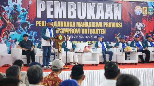 Buka POMPROV Banten 2026, Gubernur Banten Andra Soni: Proses Mencetak Juara Harus Dimulai dari Pembinaan Atlet Secara Berjenjang