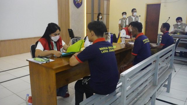 Lapas Jember Sinergi dengan GBI Mojopahit Beri Pelayanan Kesehatan Gratis