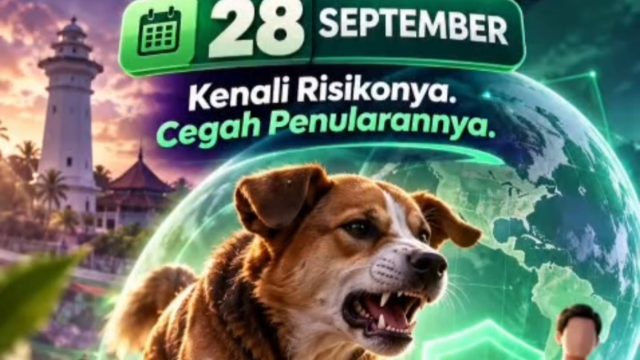Hari Rabies Sedunia, Dinkes Banten Ingatkan Bahaya Gigitan Hewan dan Pentingnya Vaksinasi