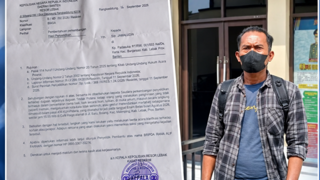 Polres Lebak Usut Dugaan Kades Rahong Tantang Duel Wartawan