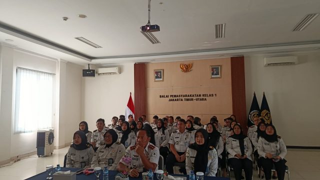Bapas Kelas I Jakarta Timur/Utara Ikuti Rakor Pembentukan Pusat Rehabilitasi dan Reedukasi serta Anev Pemasyarakatan