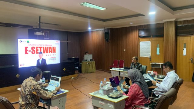 E-SETWAN BANTEN Resmi Diperkuat, Subhan Setiabudi Dorong DPRD Banten Masuk Era Satu Data dan Satu Tata Kelola