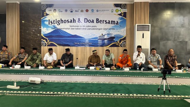 Bersama Stakeholder Pelabuhan Merak, Jasa Raharja Banten Panjatkan Doa Keselamatan Penyeberangan