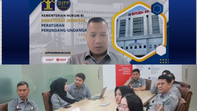 Dirjen PP Tekankan Kolaborasi dan Komunikasi dalam Penguatan Pelayanan Publik, Kemenkum Banten Ikuti Pengarahan Secara Daring